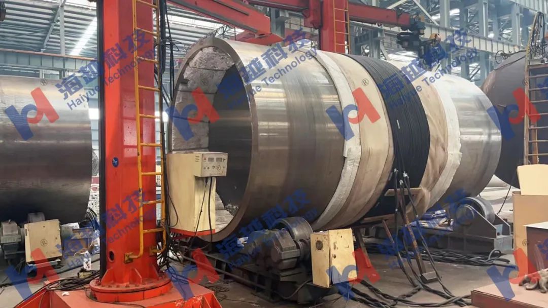 筒体Φ2700mm壁厚110mm 91材质环缝热处理