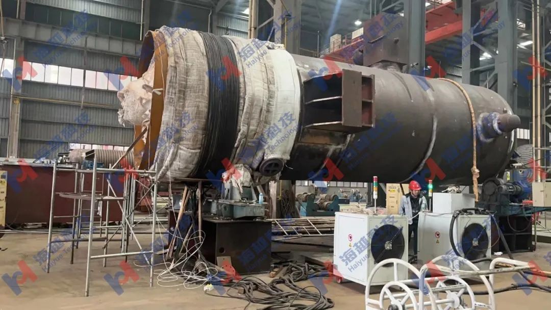 直径2750mm,壁厚110mm,热处理温度760±10℃