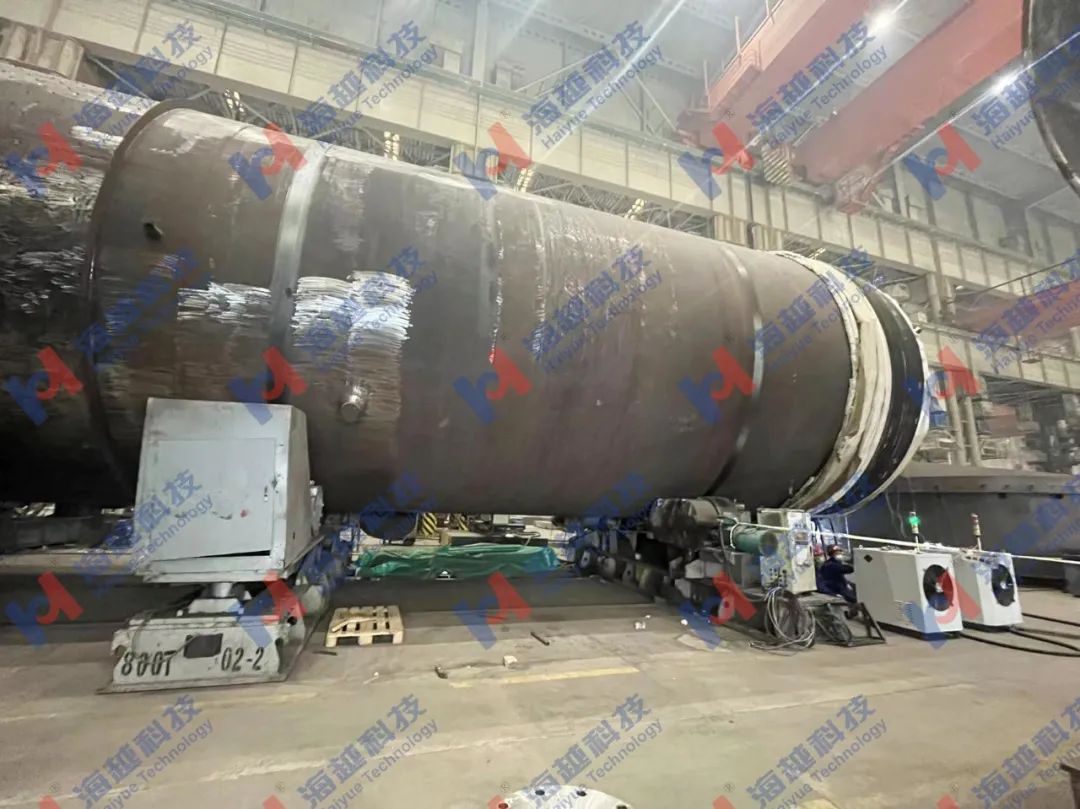 直径5800mm,壁厚246mm,热处理温度690±14℃
